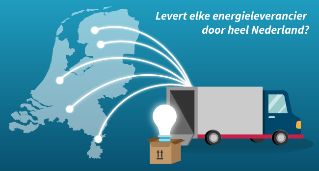 Levert elke energieleverancier door heel Nederland?